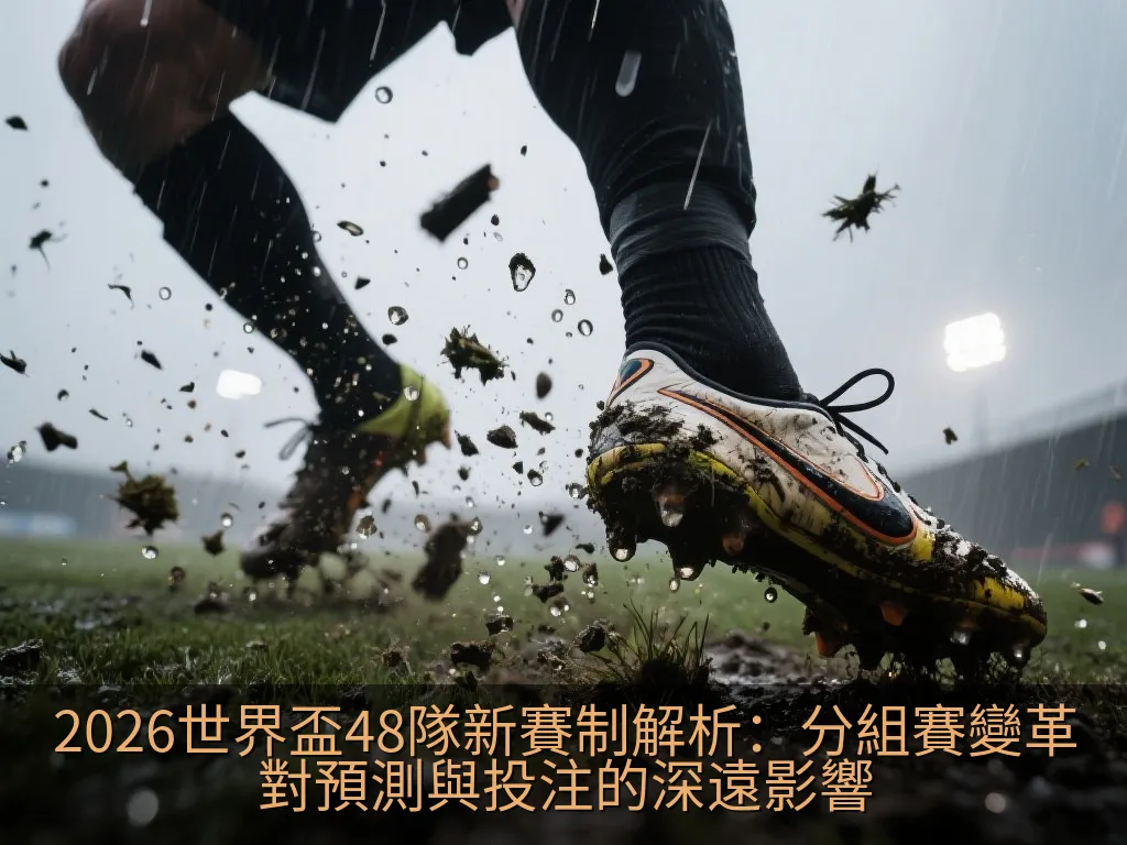現代化足球場與賽事預測概念圖